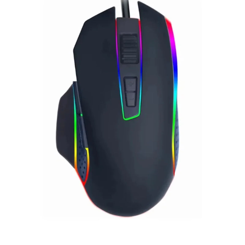 Mouse Gamer LED RGB 4800DPI | Agilidade, Precisão e Estilo para Seu Jogo