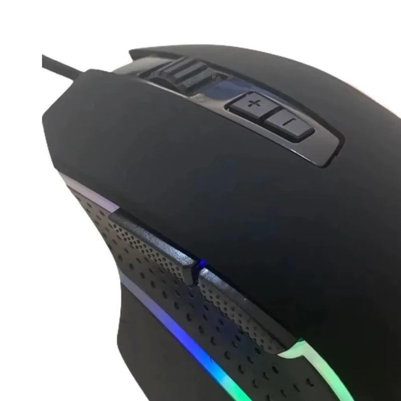 Mouse Gamer LED RGB 4800DPI | Agilidade, Precisão e Estilo para Seu Jogo