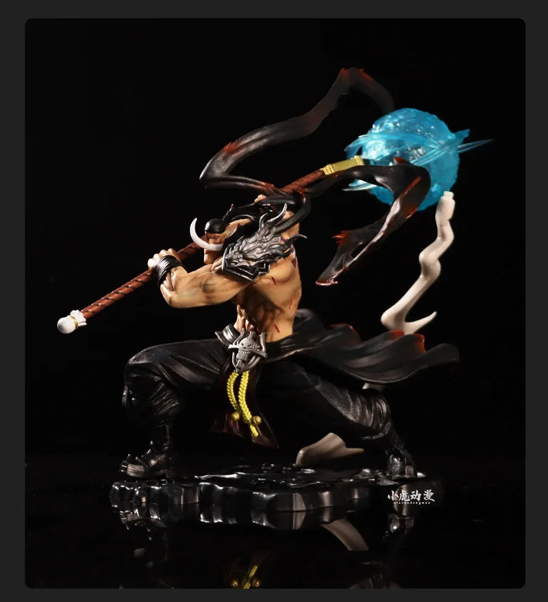 Action Figure One Piece – Barba Branca 29cm | Os Quatro Imperadores com Iluminação